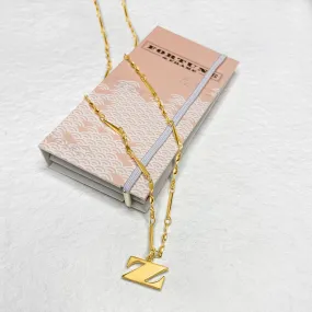 Letter Necklace (Z) - Gold