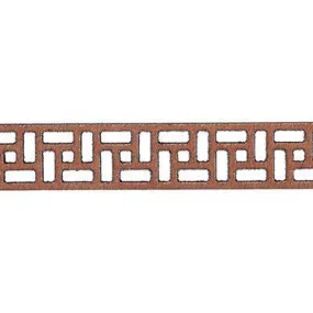 10mm Tan Flat Laser Cut Leather - Tile