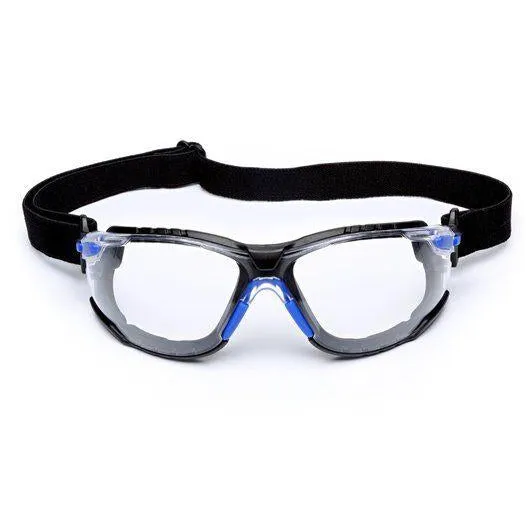 3M Solus 1000 Series Anti-Fog Blue Safety Glasses - S1101SGAF-KT