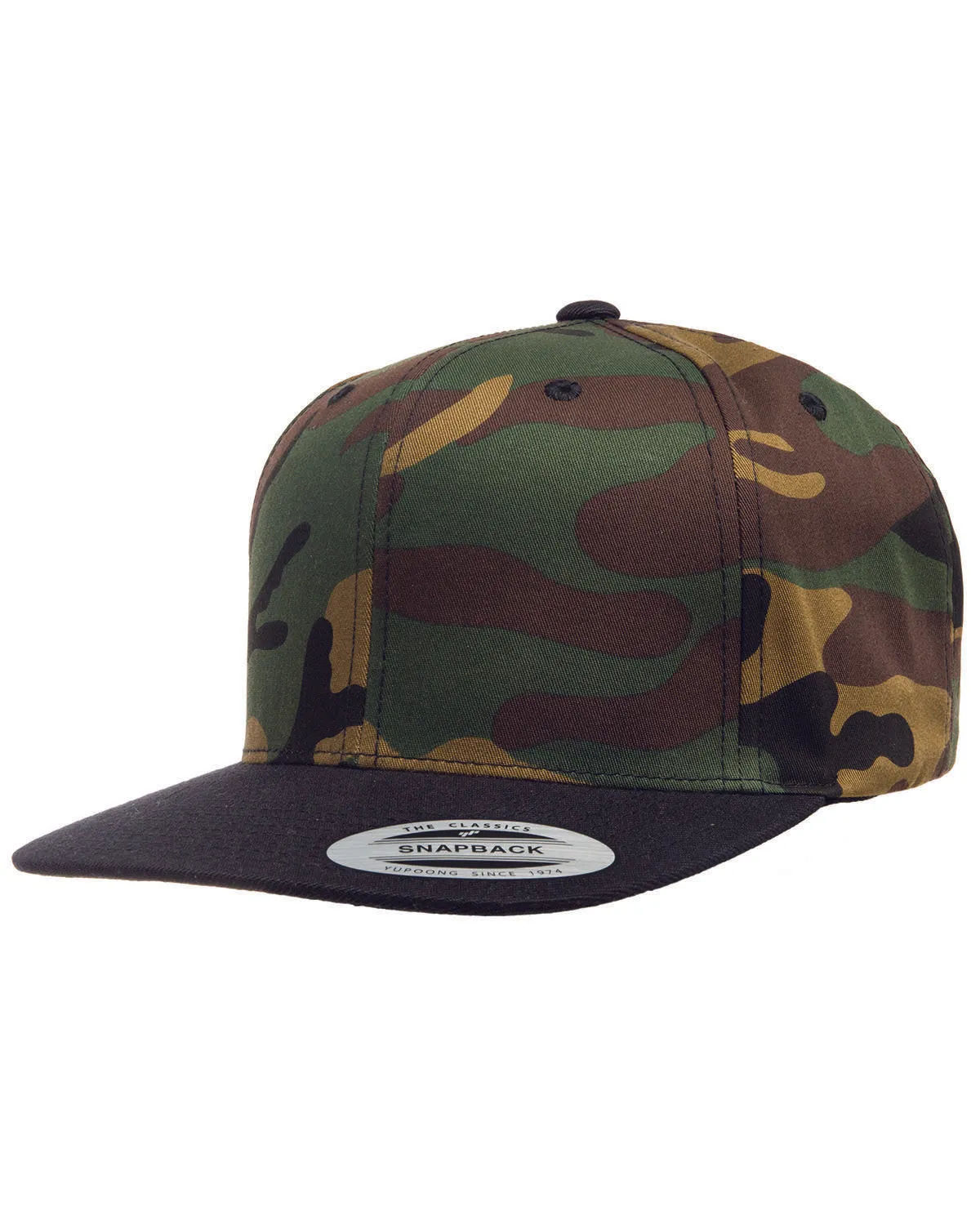 Adult 6-Panel Structured Flat Visor Classic snapback