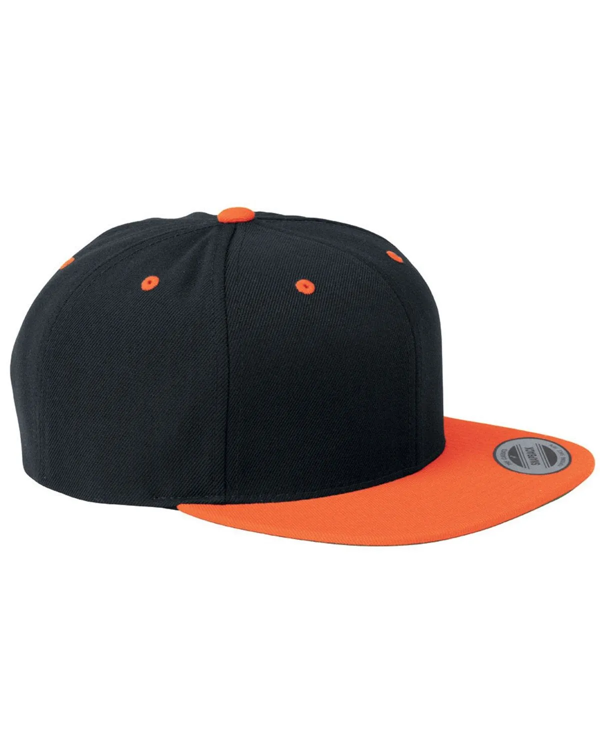 Adult 6-Panel Structured Flat Visor Classic snapback