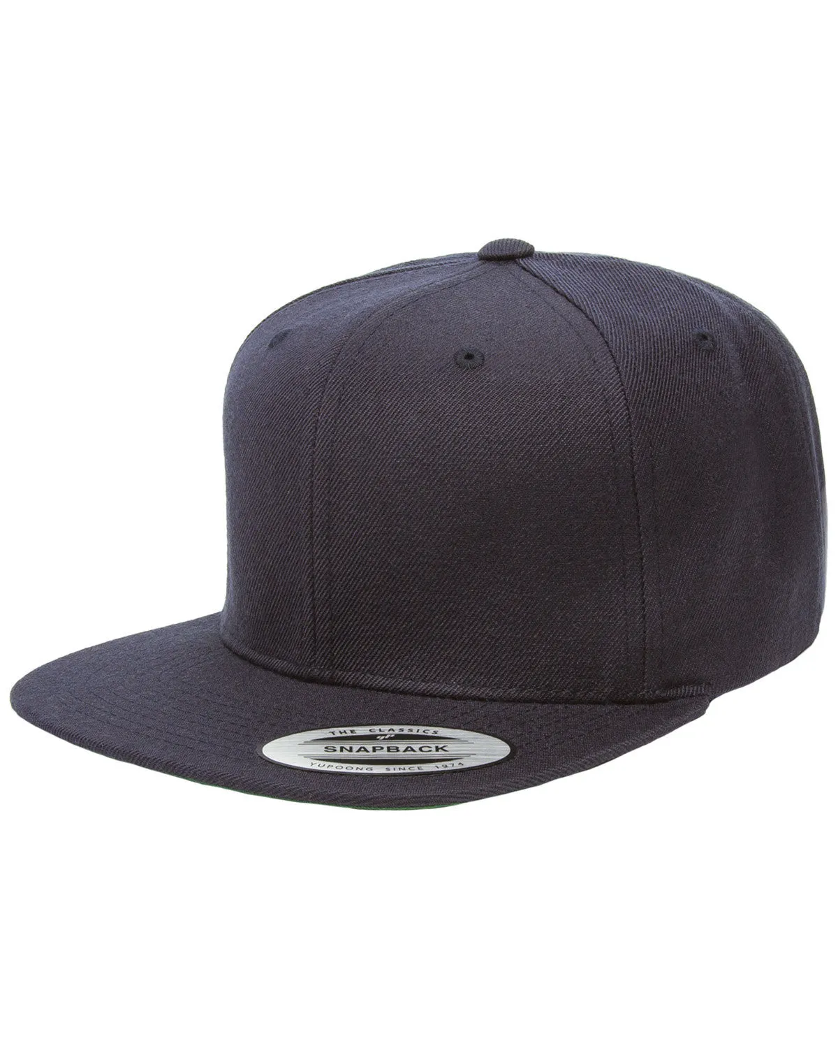 Adult 6-Panel Structured Flat Visor Classic snapback