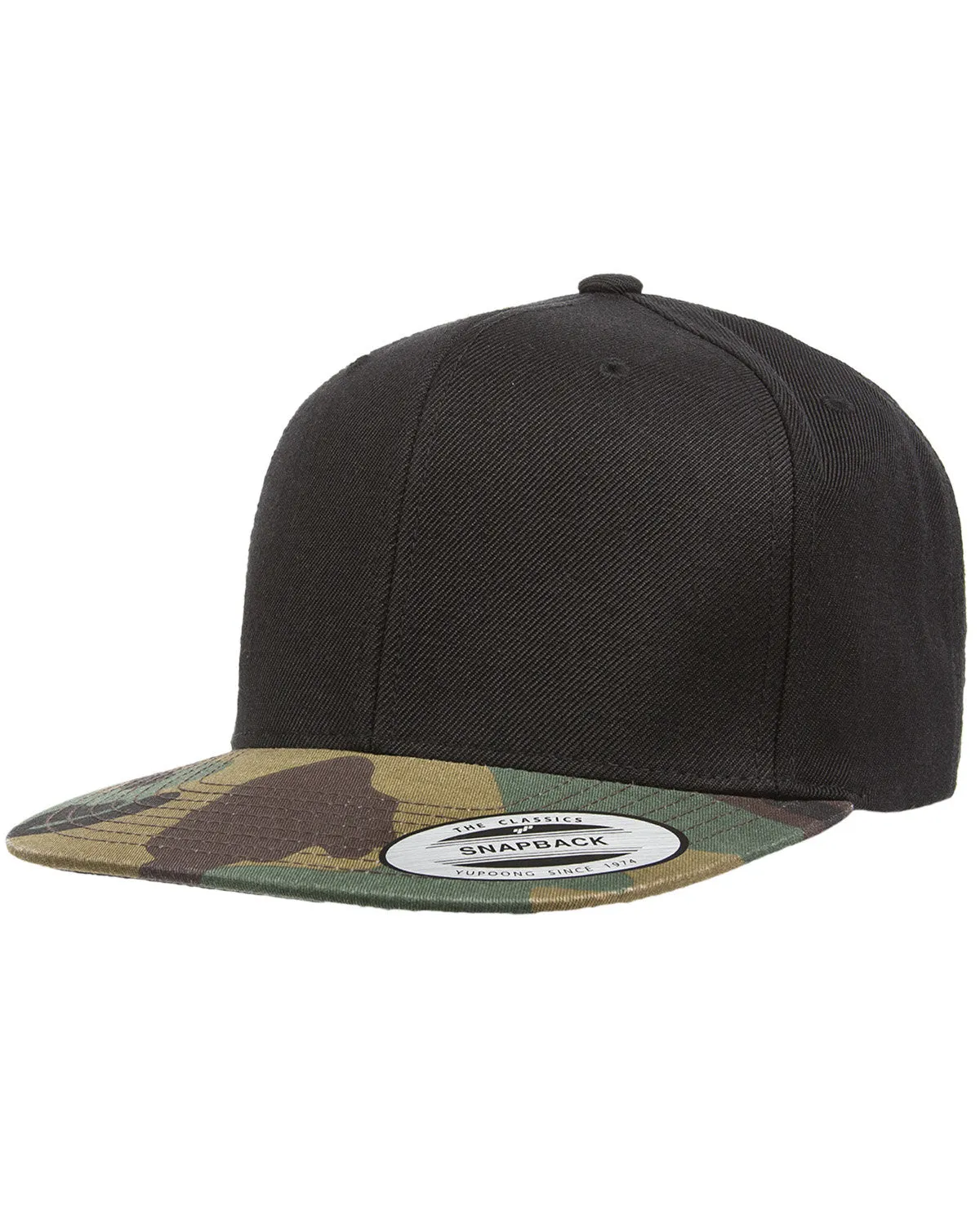 Adult 6-Panel Structured Flat Visor Classic snapback