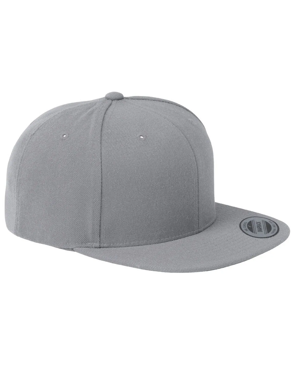 Adult 6-Panel Structured Flat Visor Classic snapback