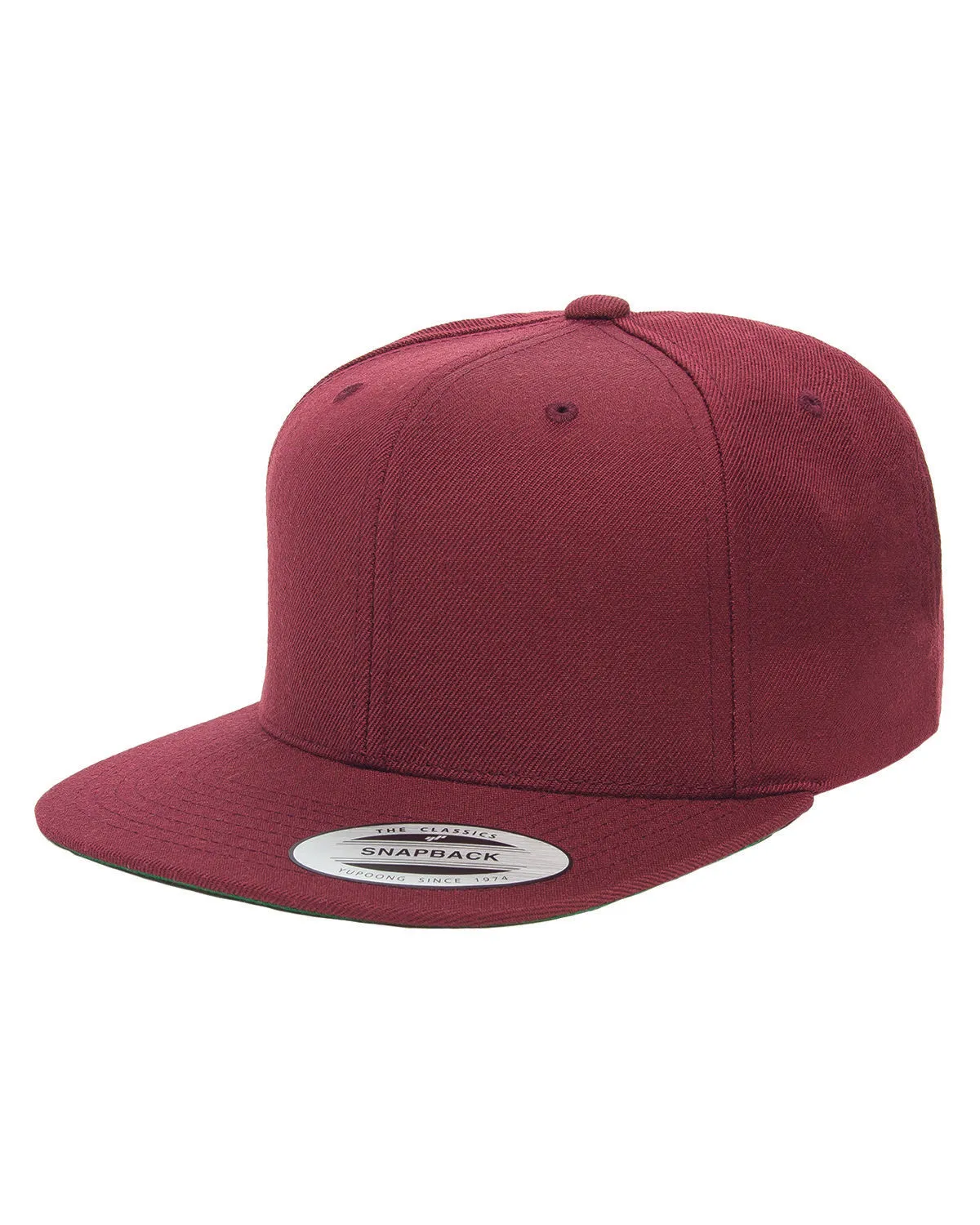 Adult 6-Panel Structured Flat Visor Classic snapback