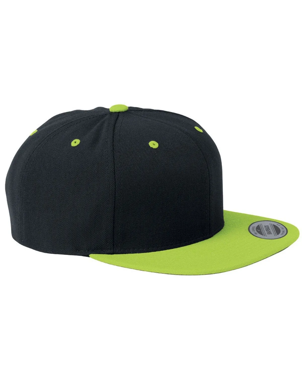 Adult 6-Panel Structured Flat Visor Classic snapback