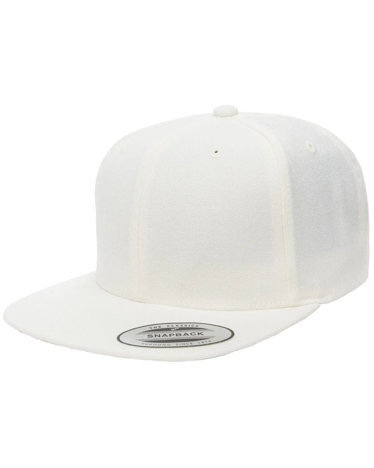 Adult 6-Panel Structured Flat Visor Classic snapback