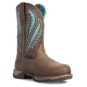 Ariat Ladies Anthem VentTEK Java Brown Composite Toe Work Boots 10031667