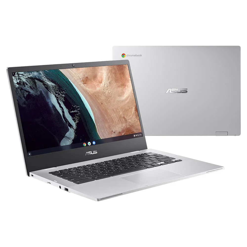 Asus Intel Celeron 14" 4GB/64GB Chromebook - Transparent Silver | CX1400CKA-NK0380