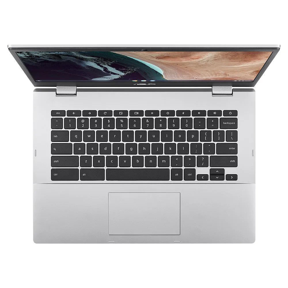 Asus Intel Celeron 14" 4GB/64GB Chromebook - Transparent Silver | CX1400CKA-NK0380