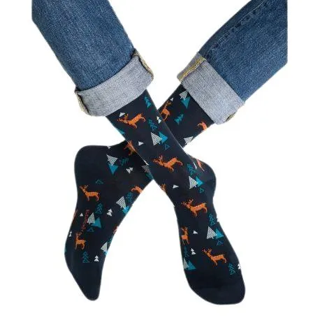 Bleuforet Men's Collection Patterned Socks