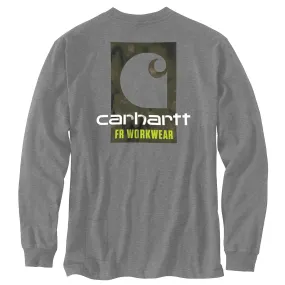 Carhartt Men's Flame Resistant Force Loose Fit Graphic Long Sleeve T-Shirt