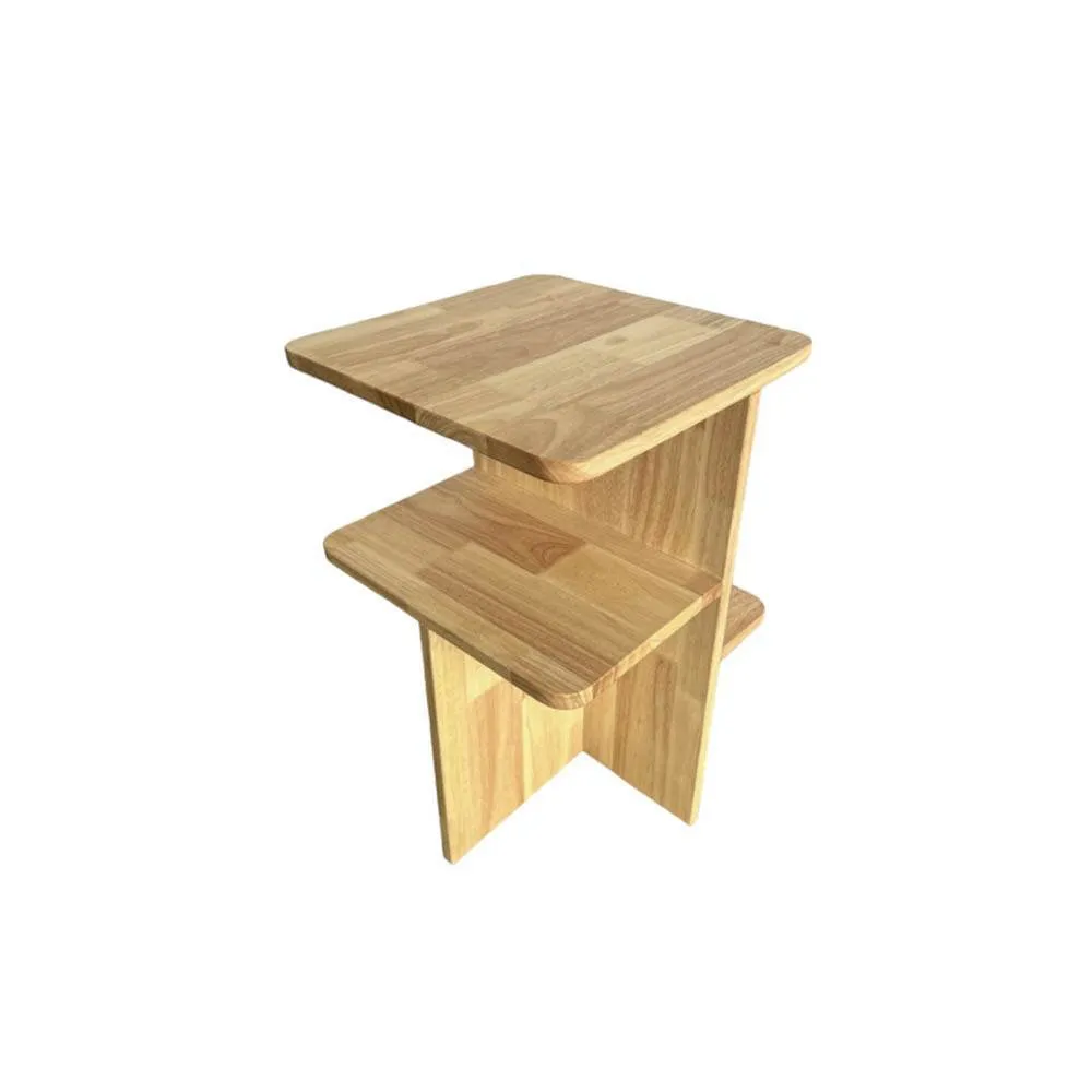 Casa Multi-Directional Wooden Bedside Table by Zest Livings