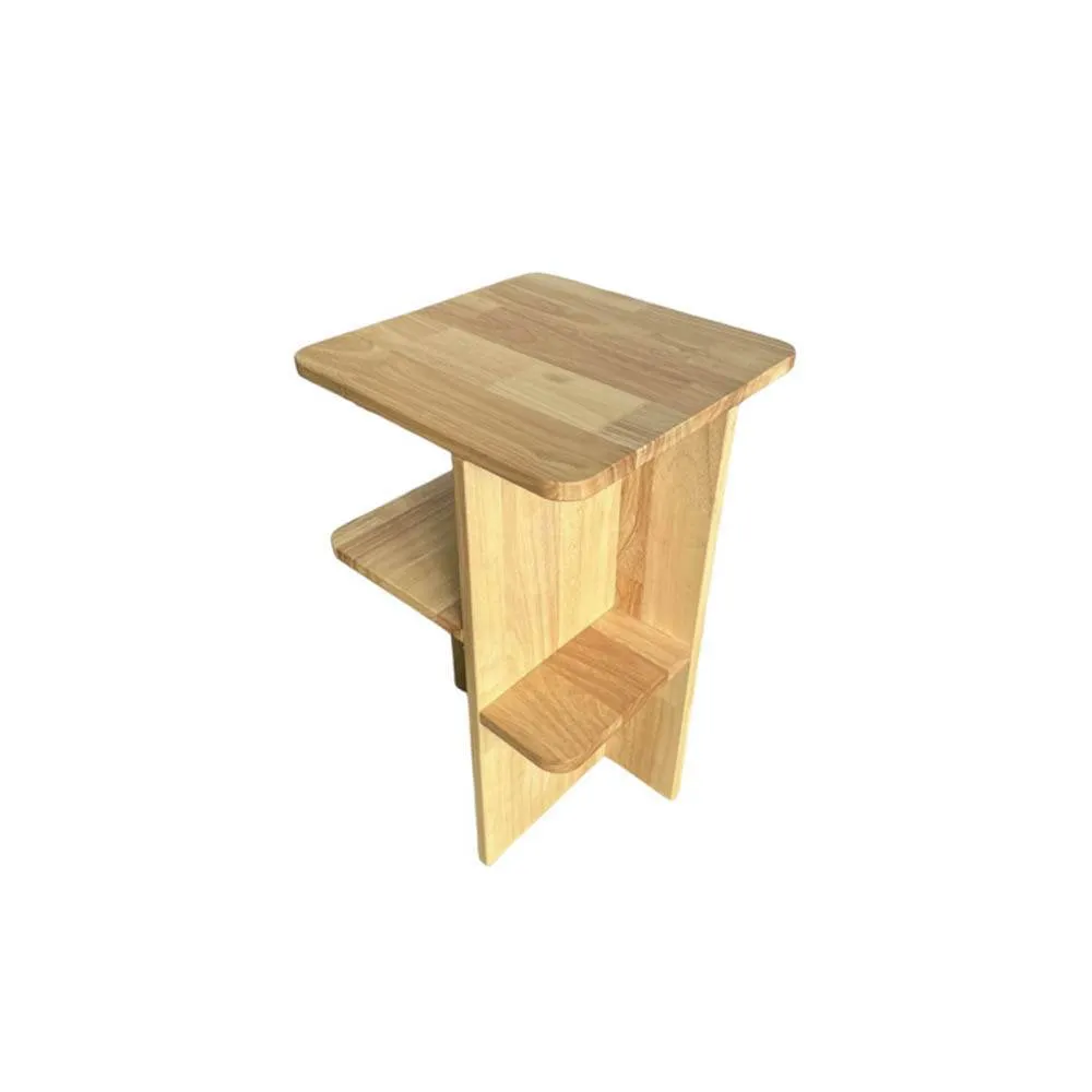 Casa Multi-Directional Wooden Bedside Table by Zest Livings