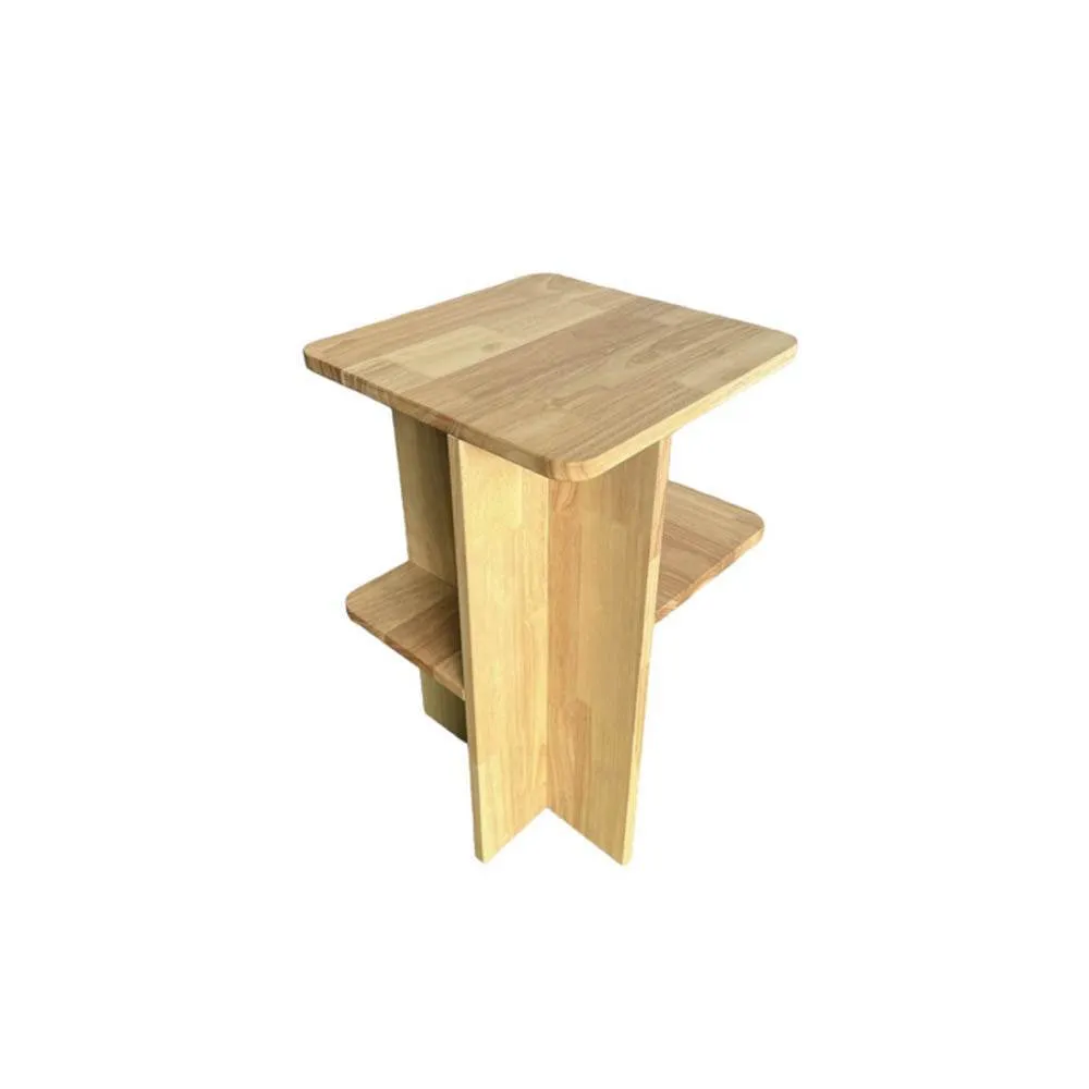 Casa Multi-Directional Wooden Bedside Table by Zest Livings