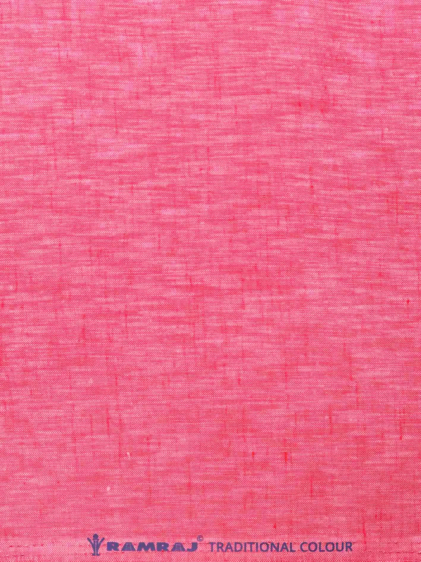 Cotton Rich Pink Self Design Shirt Fabric Infinity