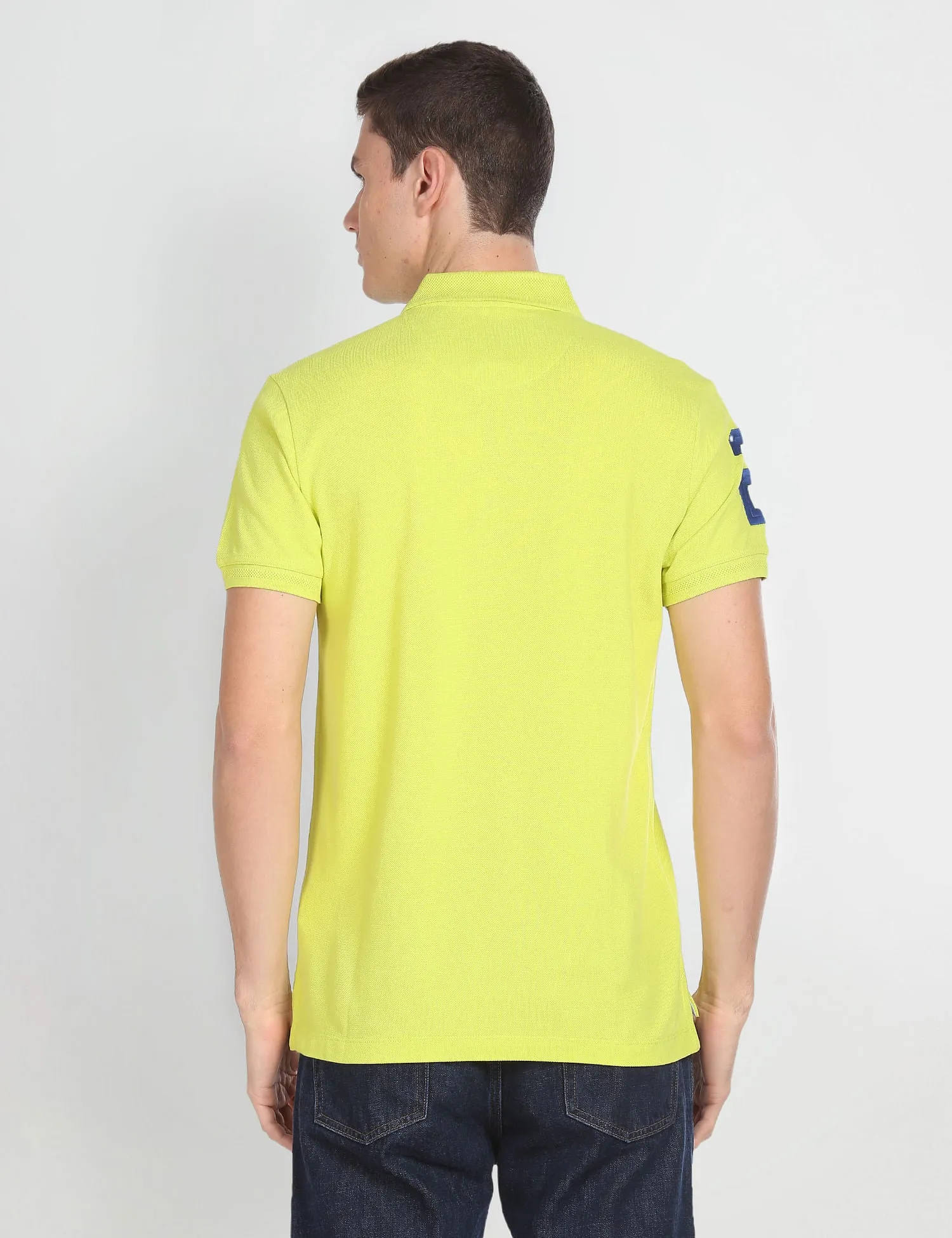 Cotton Solid Polo Shirt