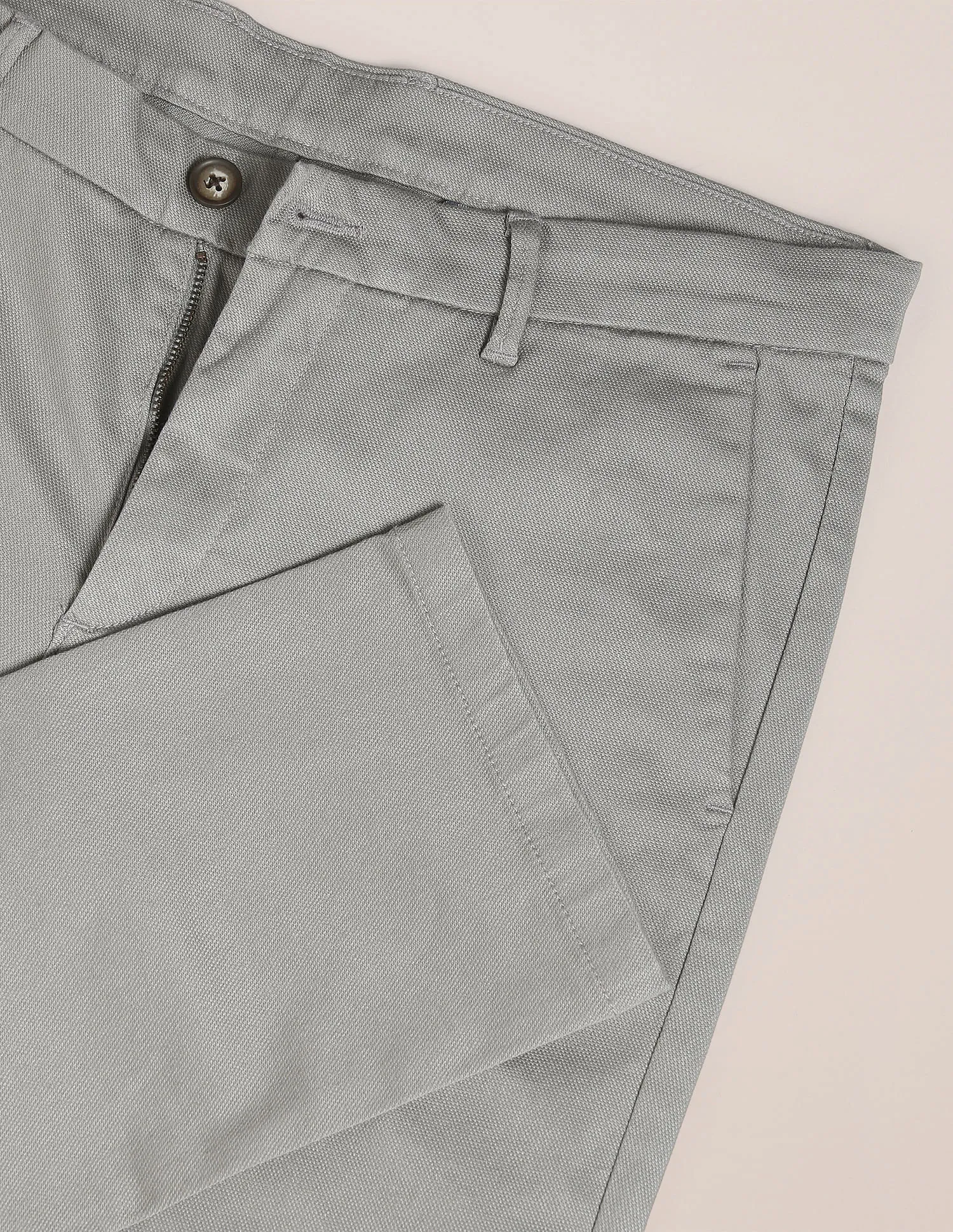 Denver Slim Fit Dobby Trousers