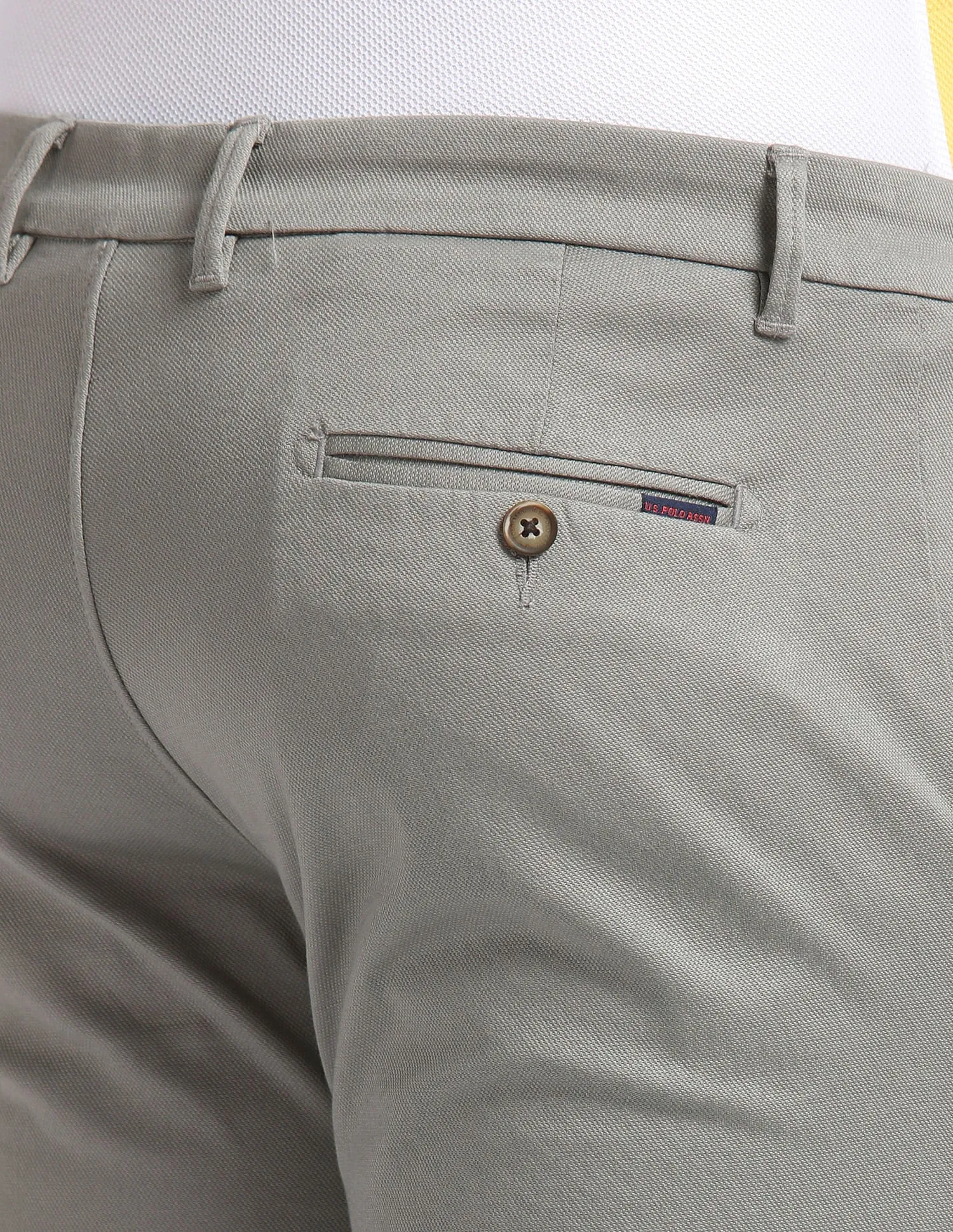 Denver Slim Fit Dobby Trousers