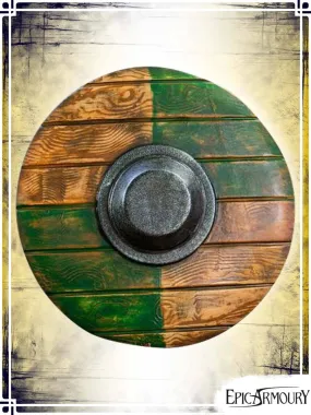 Drangr Shield - Green/Wood