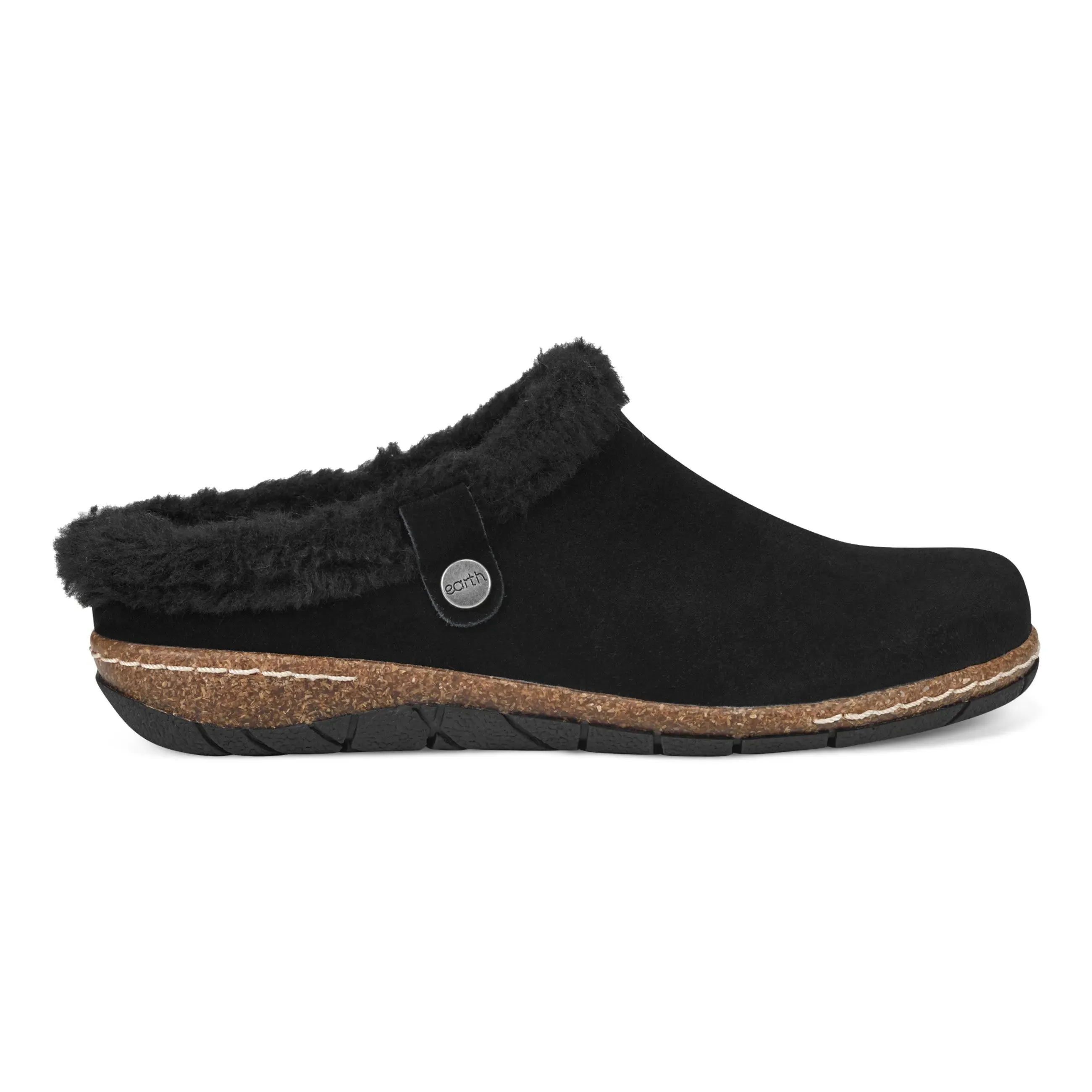 Elena Cold Weather Round Toe Casual Slip-on Clogs