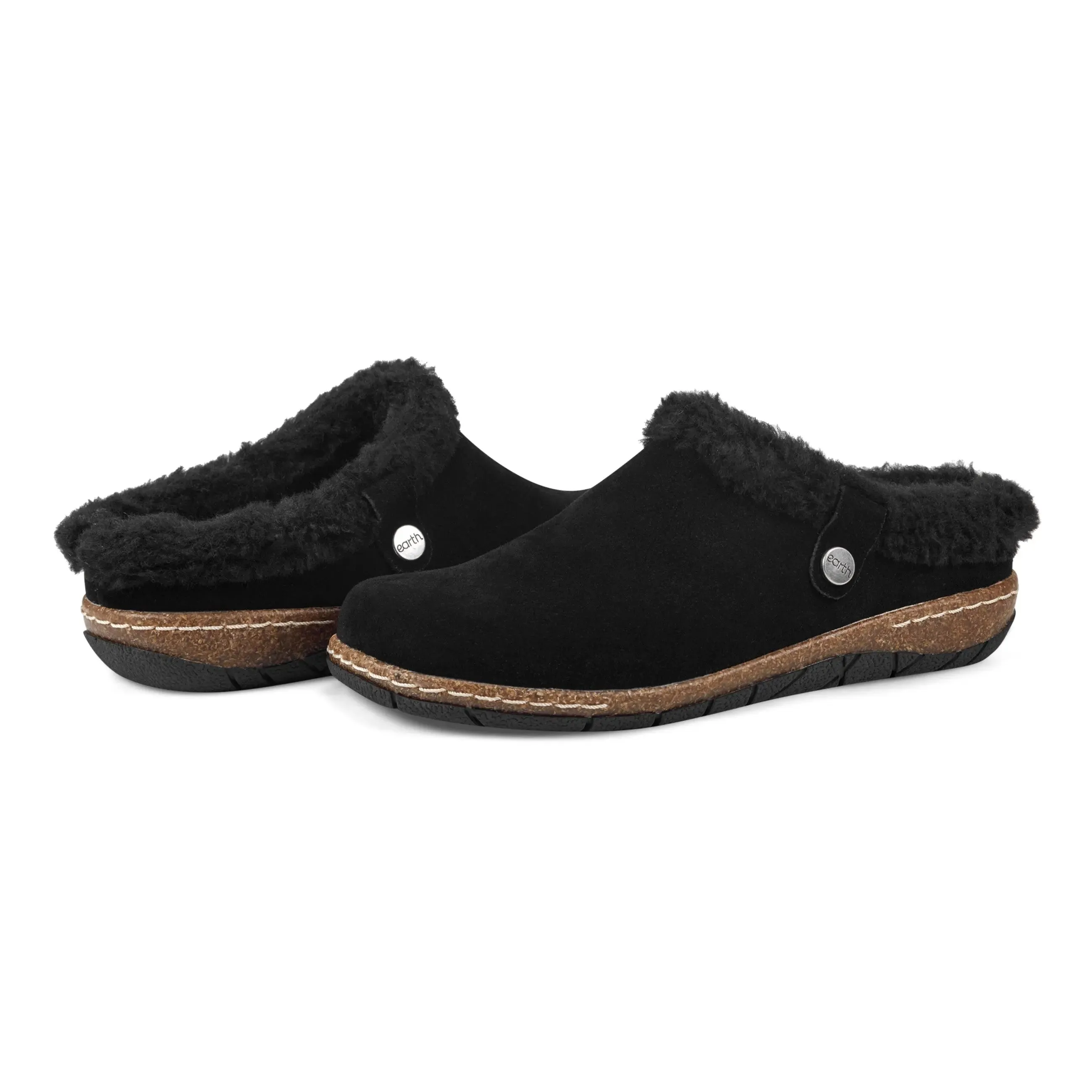 Elena Cold Weather Round Toe Casual Slip-on Clogs