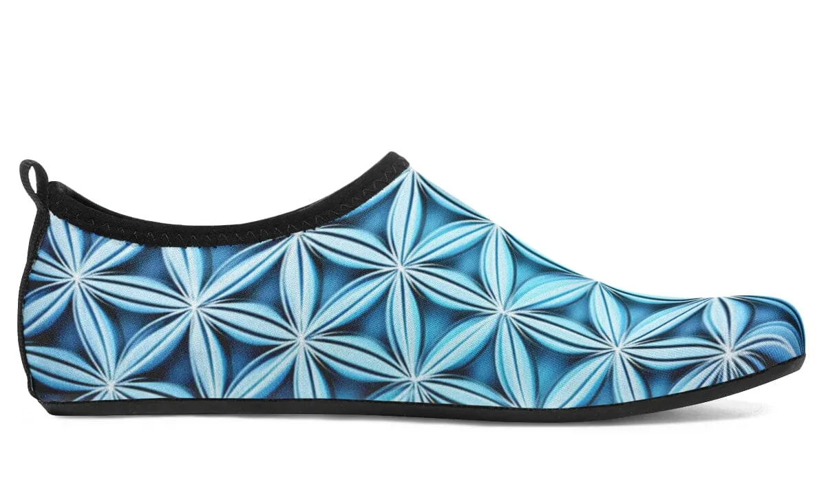 Flower Life Igloo Blue Barefoot Shoes