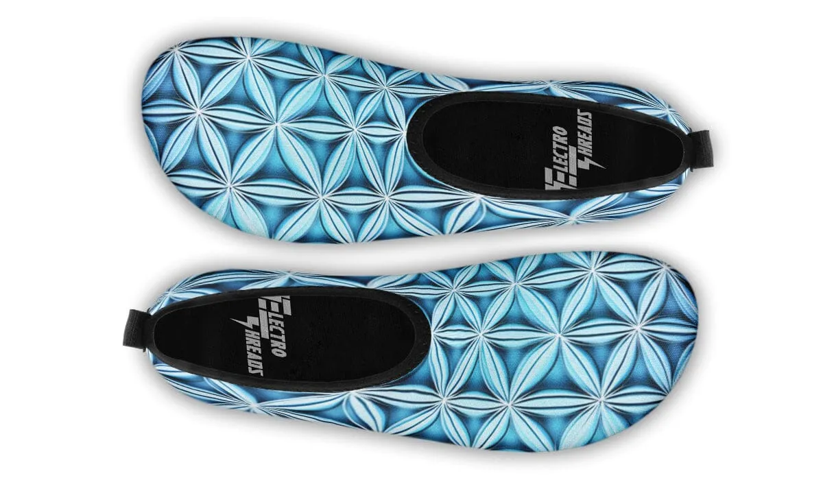 Flower Life Igloo Blue Barefoot Shoes