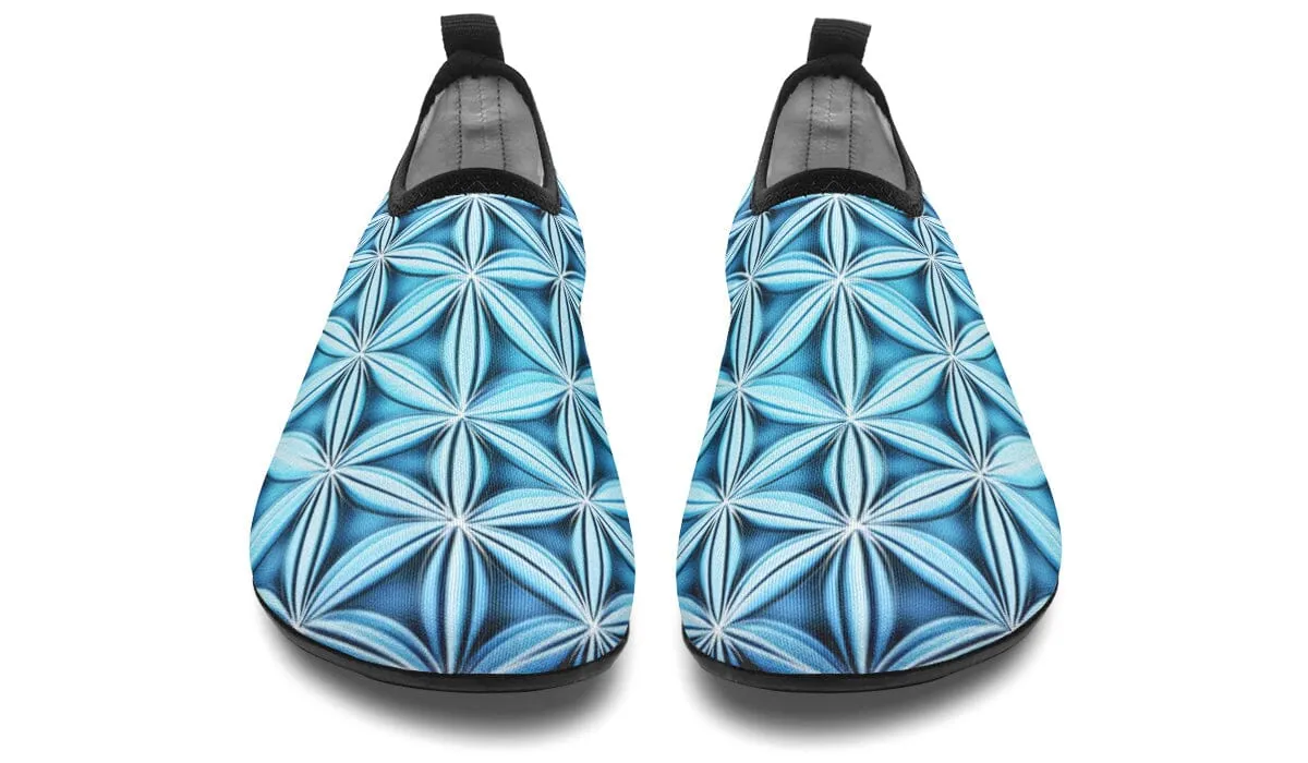 Flower Life Igloo Blue Barefoot Shoes