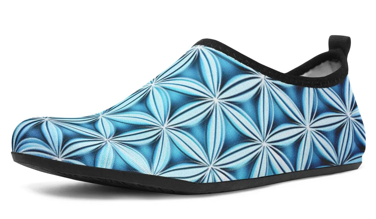 Flower Life Igloo Blue Barefoot Shoes