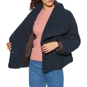 FREE PEOPLE IZZY WRAP TEDDY JACKET