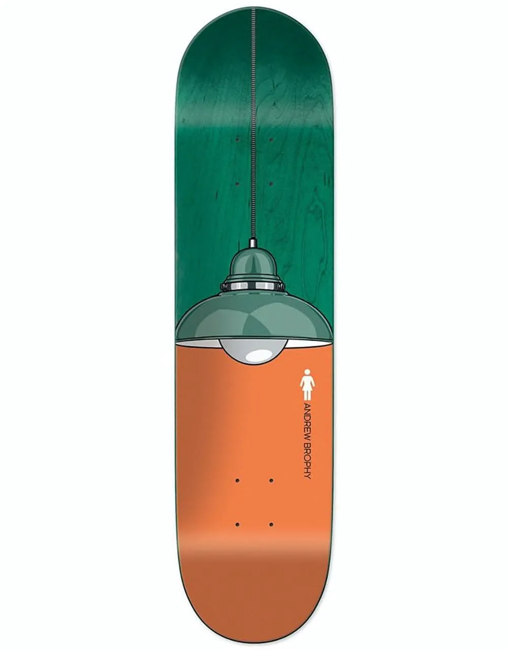 Girl Brophy Illuminated Skateboard Deck - 8.375