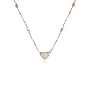 Heart Mother of Pearl Necklace