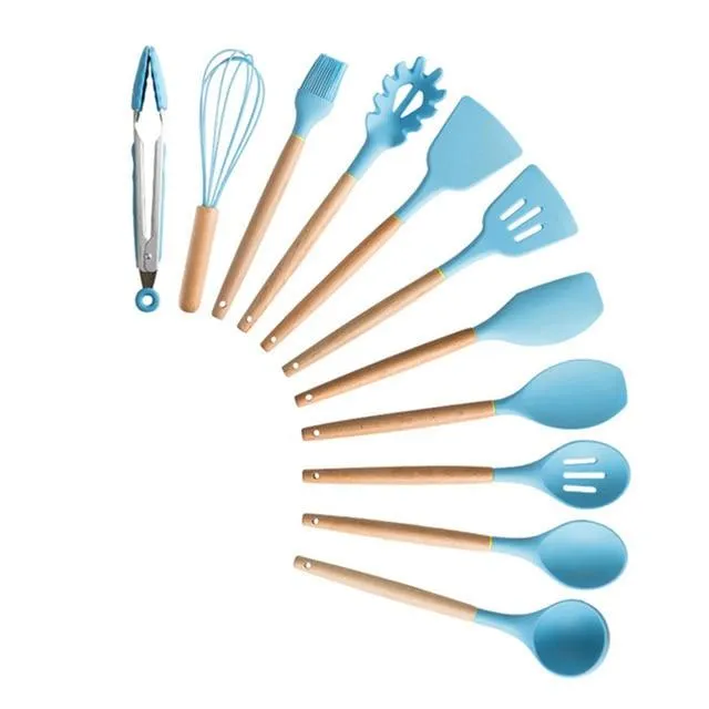 KitRules Non-stick Silicone Utensil Set