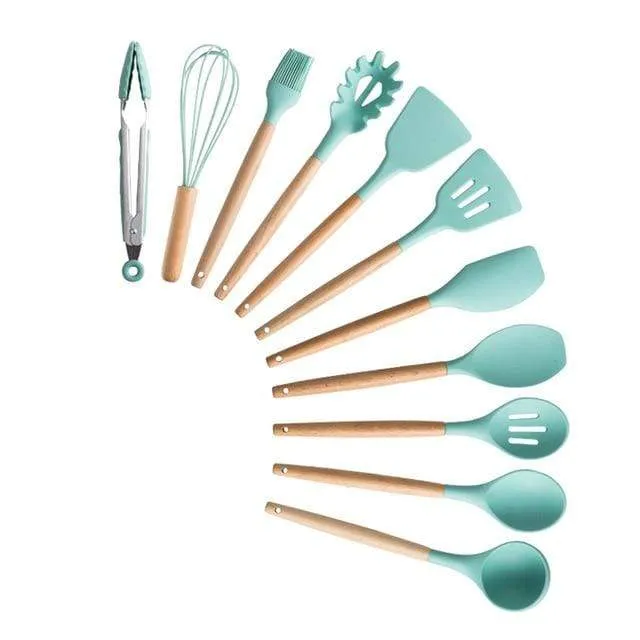 KitRules Non-stick Silicone Utensil Set