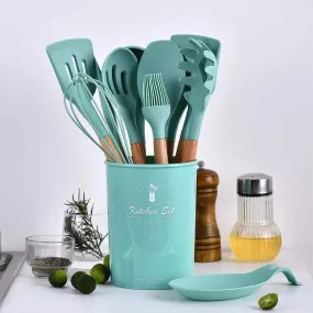 KitRules Non-stick Silicone Utensil Set