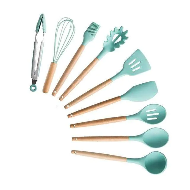 KitRules Non-stick Silicone Utensil Set