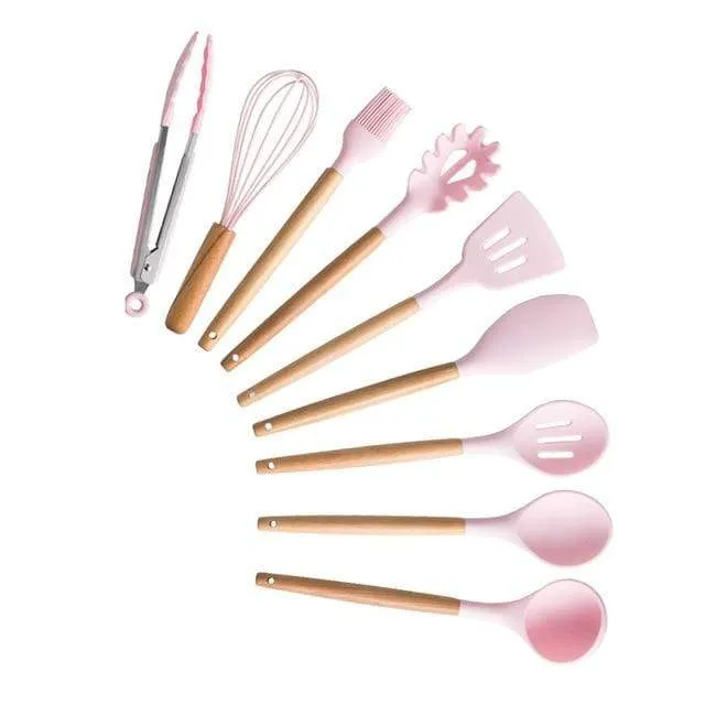 KitRules Non-stick Silicone Utensil Set