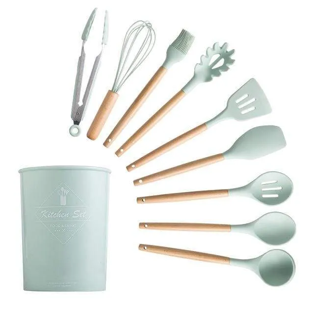 KitRules Non-stick Silicone Utensil Set