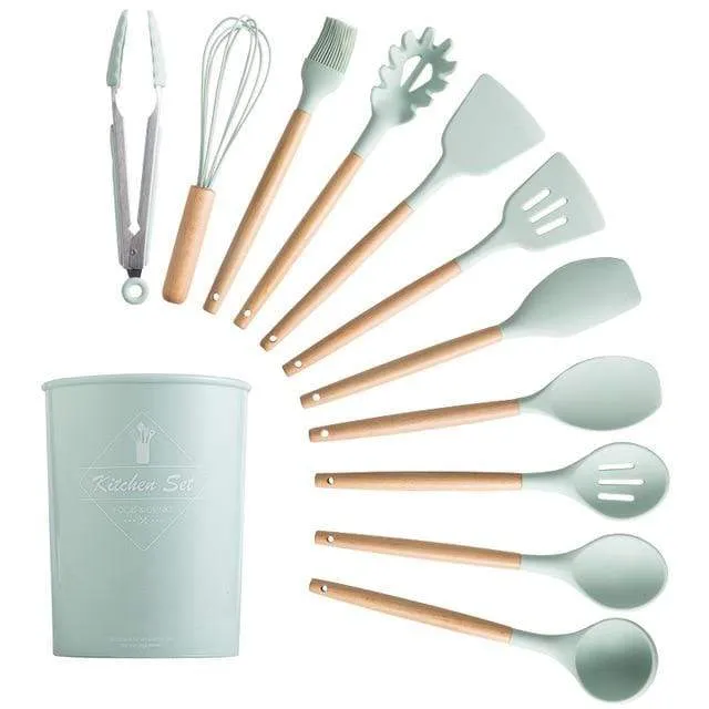 KitRules Non-stick Silicone Utensil Set