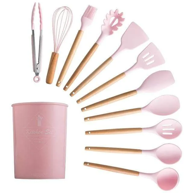 KitRules Non-stick Silicone Utensil Set