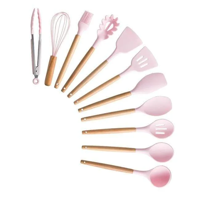 KitRules Non-stick Silicone Utensil Set