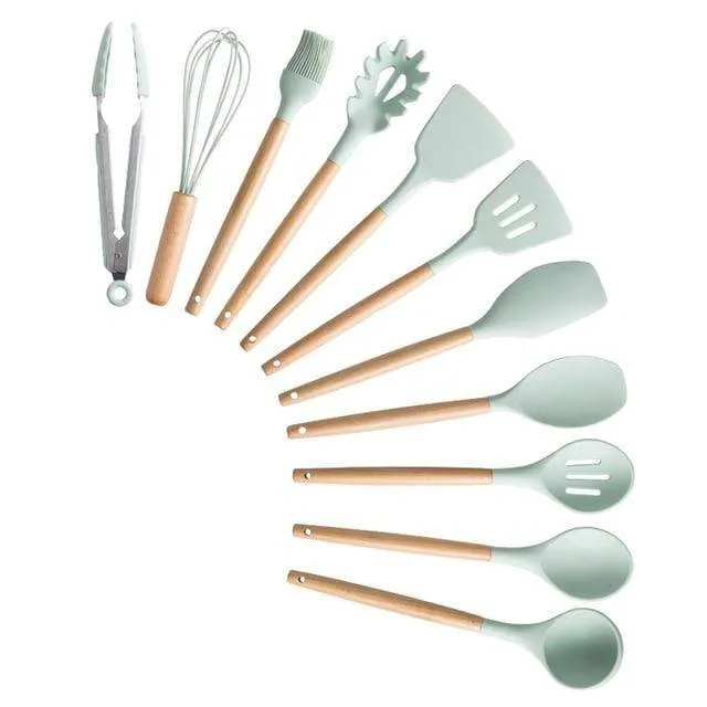 KitRules Non-stick Silicone Utensil Set