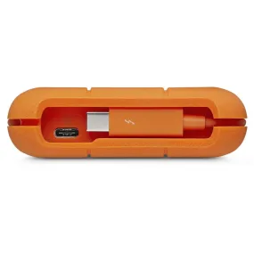 LaCie Rugged 500GB Thunderbolt USB-C SSD Portable Hard Drive   1mo Adobe CC All Apps (STFS500400)