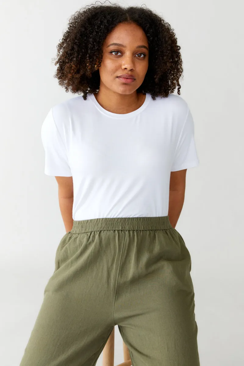 Loose Fit Linen Trousers