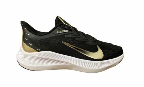 Nike women's running shoe Zoom Winflo 7 PRM CV0140 001 black-gold