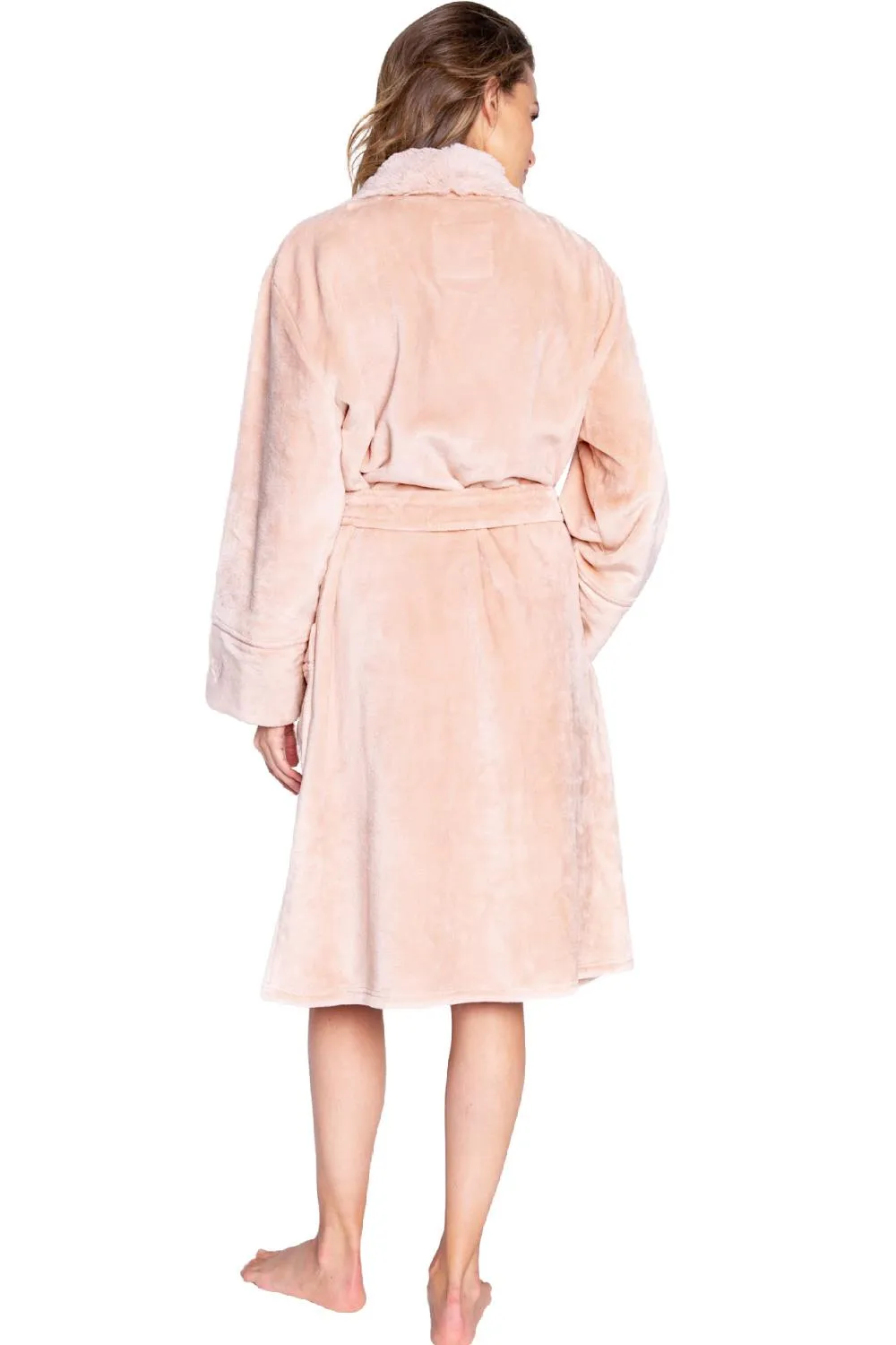 PJ Salvage Luxe Plush Robe RELPR-BLUSH