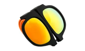 "Loppy" Folding Sunglasses Flash Lens