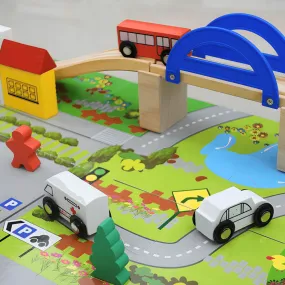 Rail Over Pass Puzzle Block Set for Children