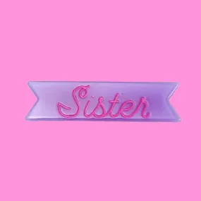 sister hair clip